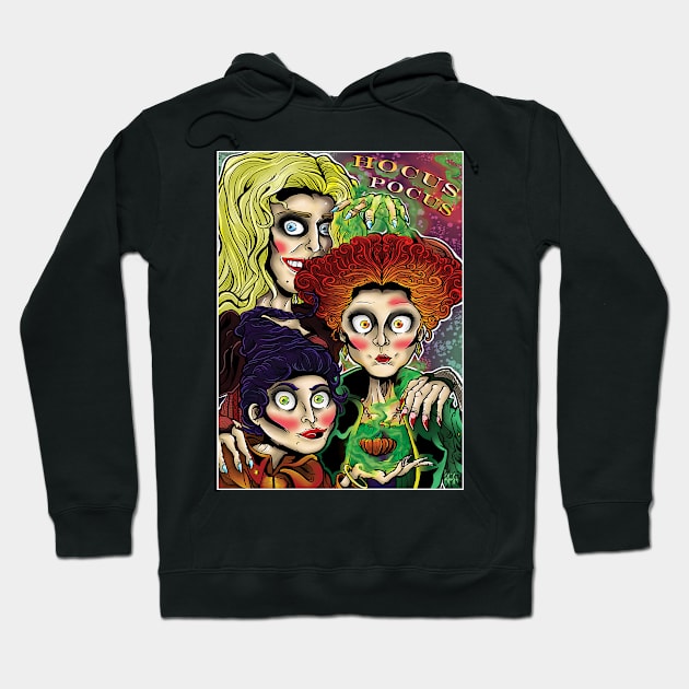 Witches At Play Hoodie by Levys Artistry